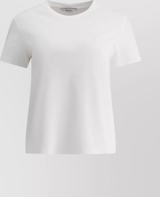 Max Mara crew neck short sleeves soft fabric tops
