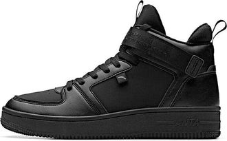 Anta High Top Skateboarding Shoes Black 91948061-2