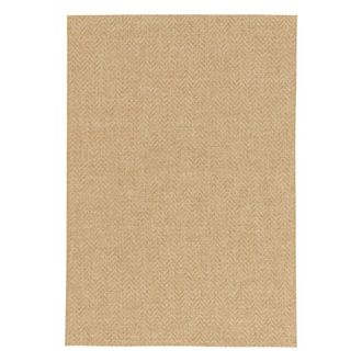 Sweeek Alfombra interior/exterior efecto yute color natural