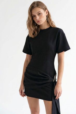 Mixray Crepe Geweven Mini-jurk