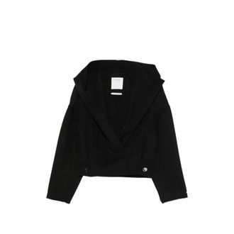 Sportmax Idoneo Hooded Drop-shoulder Jacket