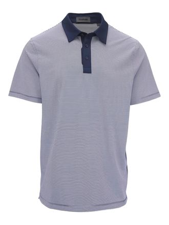 G/Fore stripe-pattern polo shirt - Blue