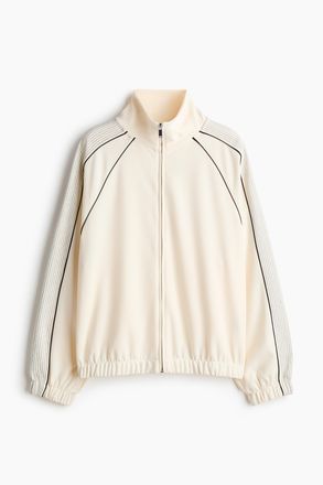 H&M Trainingsjacke - Cremefarben