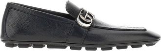 Gucci Leather loafers with Double G detail Man 7+