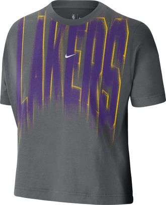 Nike Womens Los Angeles Lakers NBA T-Shirt in Grey | IW3422-068