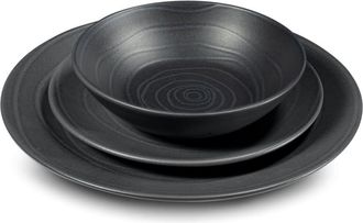 Medard De Noblat Vajilla de 18 piezas Gres Gris