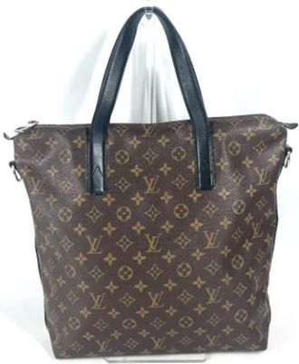 Louis Vuitton Pre-owned Canvas Tote Bag - Dames - Vintage Shopper - Bruin - ONE Size - Vintage