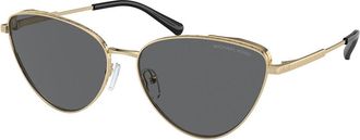 Michael Kors MK1140 CORTEZ Polarized 101481 Womens Sunglasses Gold Size 59