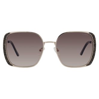 Guess Brown Gradient Square Ladies Sunglasses GF6175 32F 56
