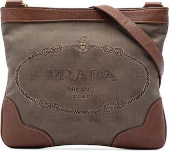 Prada Pre-owned Prada Canvas Canapa Logo Crossbody Ladies RSHAX49ZCBZJQRCN