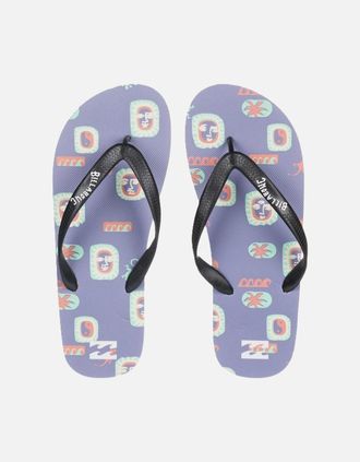 Billabong Mens Billabong Mens Tides Flip Flops - Purple - Size: 11