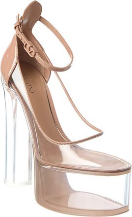 Valentino Go 155 Patent Platform Pump