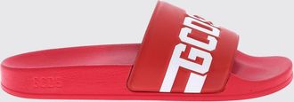 GCDS Ciabatte slide in PVC con logo stampato per il mare