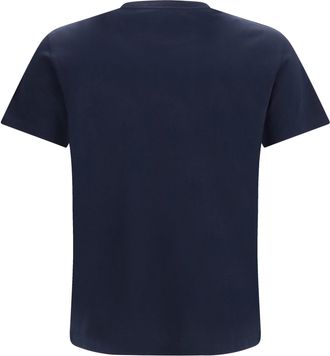 Valentino Mens Cotton Vlogo T-Shirt Navy T-Shirts And Polos