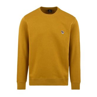 Paul Smith Zebra Logo Sweatshirt - Heren - Sweatshirts & Hoodies - Geel - Maat: L Katoen