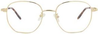 Alexander McQueen 52mm Round Sunglasses in Gold Gold Transparent at Nordstrom Rack