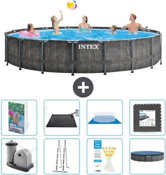 Intex Piscina Prism Frame Redonda - 549x122 Cm - 9-piezas S543