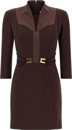 Elisabetta Franchi logojurk met elastische banden