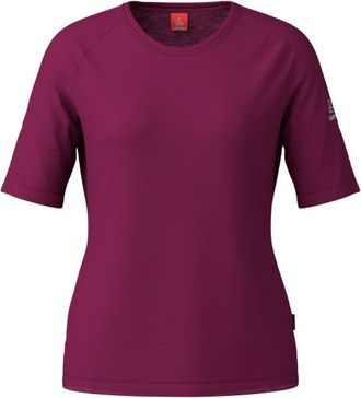 LOEFFLER Shirt Merino-Tencel Comfort Fit Merinoshirt f&uuml;r Damen | lila