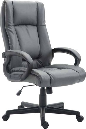 Clp Silla De Oficina Xl Sparta Imitaci&oacute;n Cuero Gris