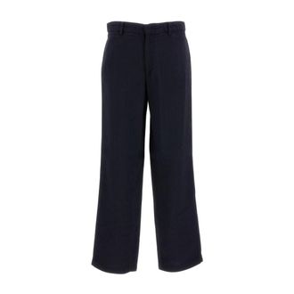 Barena Straight Trousers, male, Blue, Size: S Delfo Trousers