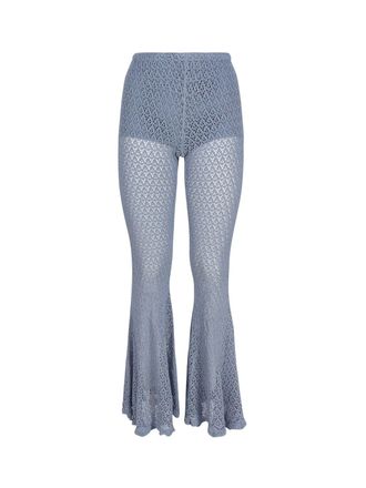 Blumarine Crochet Flared Trousers