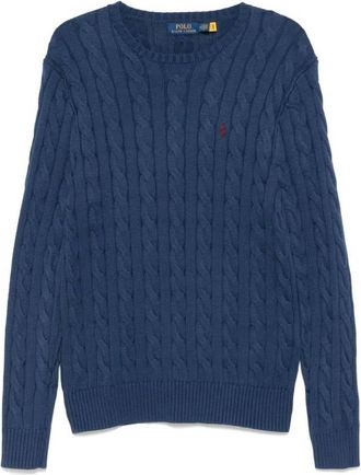 Polo Ralph Lauren Cotton Cable Crew Knit Sweater, Size X-Large