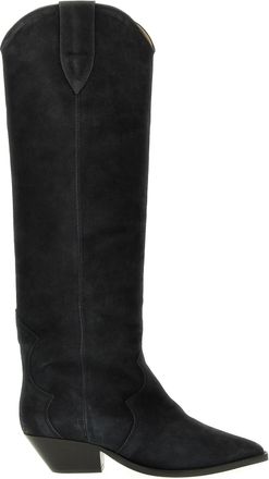 Isabel Marant Denvee Suede Cowboy Boots