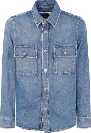 Jacob Cohen Light Jacket Denim Blue Vintage
