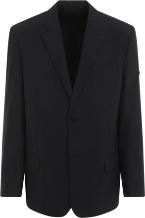 Balenciaga Zwarte Gewassen SB Jas - Heren - Blazers - Zwart - S - Jassen