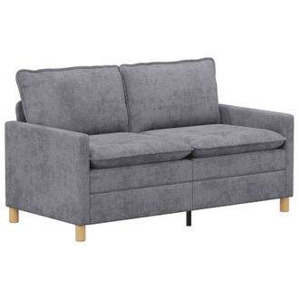 vidaXL Divano Grigio Chiaro 156 X 81 X 87,5 Cm Poliestere Vidaxl