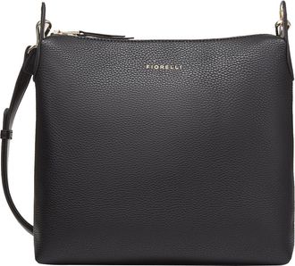 Fiorelli Womens Coco Crossbody Bag, Stylish Handbag with Adjustable Strap & Pockets, Black, One Size