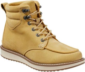 L.L.Bean L. L.Bean Stonington Boots Womens Light Gold Suede Moc Toe Chukka JOBB1240