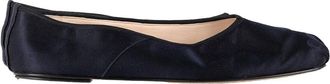 The Row Womens Crepe-satin Ballet Flat (Authentic Pre-Loved)