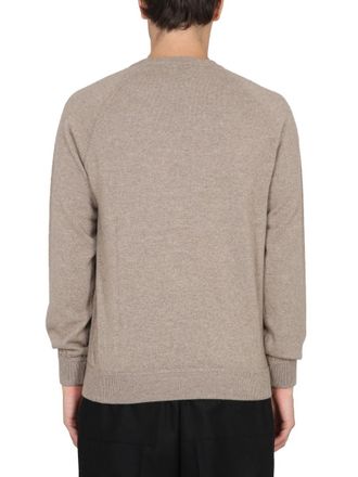 Drumohr Cashmere Cross-Neck Sweater - Gray