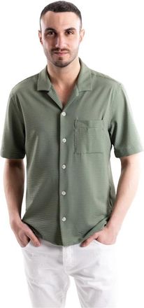 Xacus Active Shirt - Heren - Korte mouwen Overhemden - Groen - XL - Overhemden
