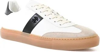Roberto Cavalli Low Top Sneaker in White/Ivory Black at Nordstrom, Size 11