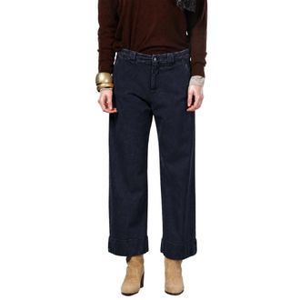 Mason's New York Studio Crop - Trousers - Mujer - Azul - 2XS