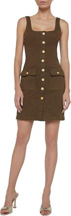 L'agence LAgence Midy Button Front Tank Dress