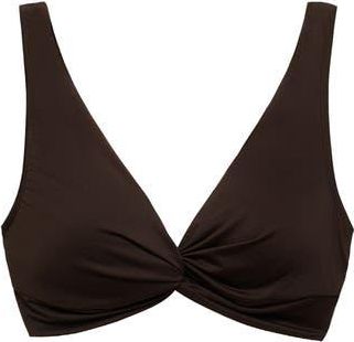 Mango Twist Front Bikini Top in Chocolate at Nordstrom Rack, Size Xx-Large
