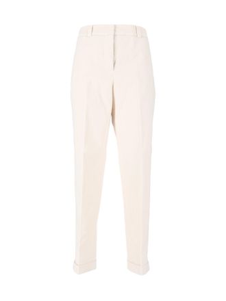 PESERICO Cropped Minimalist Tailored Cropped Pants