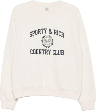 Sporty & Rich Logo-print Sweater