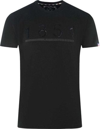 Aquascutum Heren Londen 1851 T-shirt (Zwart)