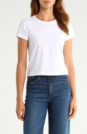 Rag & Bone Kelly Perfect T-Shirt in White at Nordstrom, Size X-Small