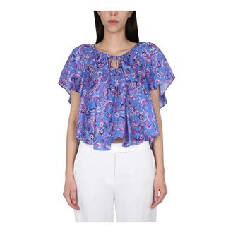Isabel Marant Isabel Marant, Blouses, female, Blue, Size: S Penelope Top