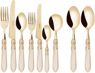 Bugatti ALADDIN Gold, Posate Set 44 pz, Scatola Gallery, Casa Bugatti