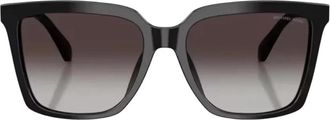 Michael Kors Menaggio Zonnebril - Dames - Zonnebrillen - Zwart - 55 MM - Accessoires