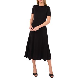 Ted Baker Short Sleeve Jersey Dress in Rich Black at Nordstrom Rack, Size Small