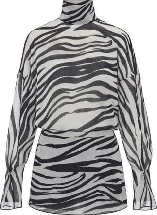 Patrizia Pepe Mini abito con stampa zebrata - - Dresses - Donna - Multicolore - XS