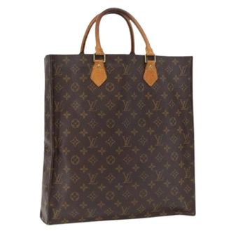 Louis Vuitton Pre-owned Tote Bags, female, Brown, Size: ONE SIZE Pre-owned Canvas Tote Bag